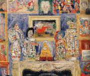 James Ensor Interior with Three Portraits France oil painting reproduction